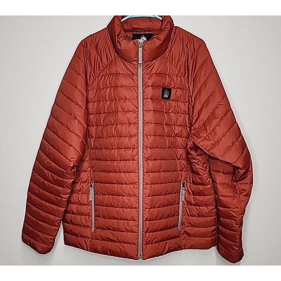Alaskan Hardgear by Duluth Full Zip Jacket Dark Red Puffer Jacket Mens Size XL - Picture 1 of 8